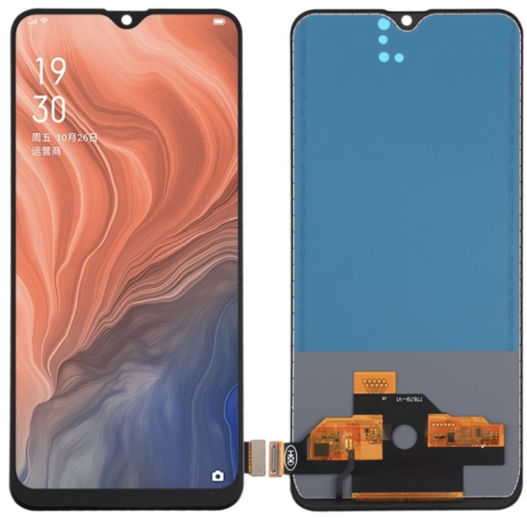 OPPO RenoA｜RenoZ フロントパネル 黒 ｜OLED再生品