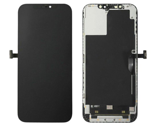 iPhone 12ProMax フロントパネル 黒｜互換品（SoftOLED）