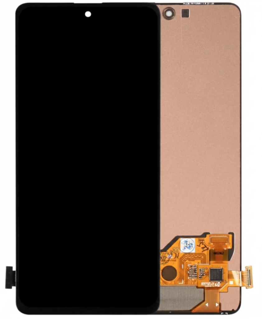 [X3222液晶｜LCD] Galaxy A51 5G フロントパネル 黒 海外版｜OLED再生品