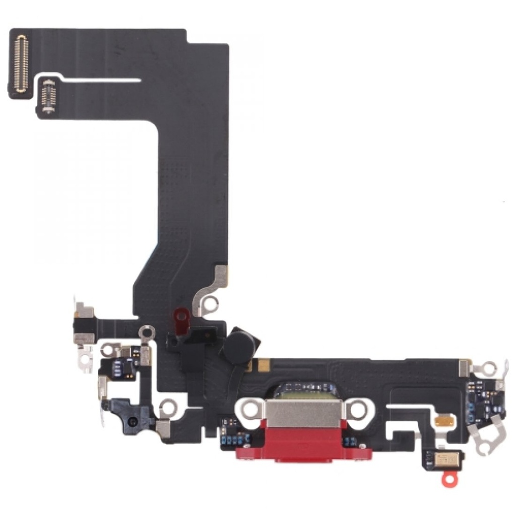 [X2375ライトニングコネクタ｜充電ポート] iPhone 13mini ドックコネクター 赤  取り外し品