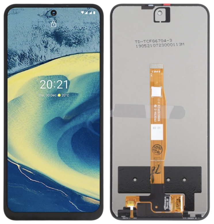 Nokia XR20（TA-1362｜1368） フロントパネル 黒｜再生品