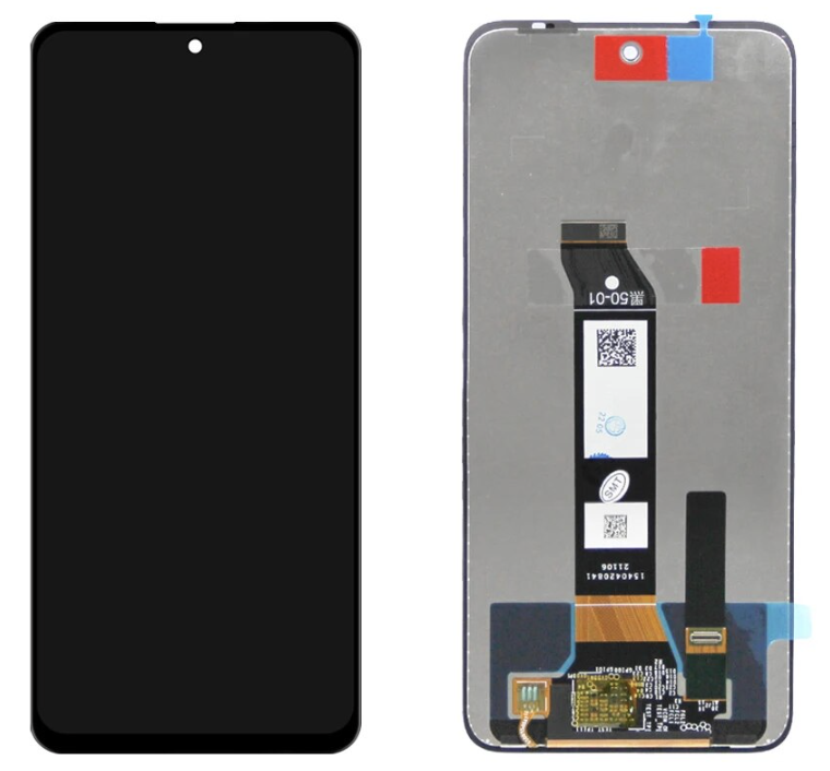 Xiaomi Redmi Note 10T｜Redmi Note 10 JE （XIG02） フロントパネル 黒 ｜純正組立品 