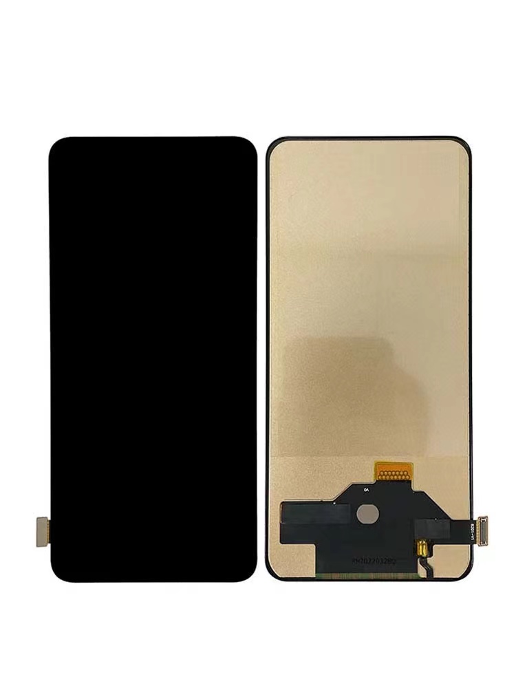 （取り寄せ品）OPPO Reno10x Zoom フロントパネル 黒 ｜OLED再生品