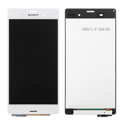 [(取り寄せ品) X2989 液晶/LCD] Xperia Z3 フロントパネル 白
