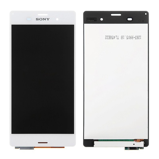 [ X2989 液晶｜LCD] （取り寄せ品）Xperia Z3 フロントパネル 白｜再生品