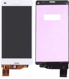 [(取り寄せ品) X2991 液晶/LCD] Xperia Z3 Compact フロントパネル 白