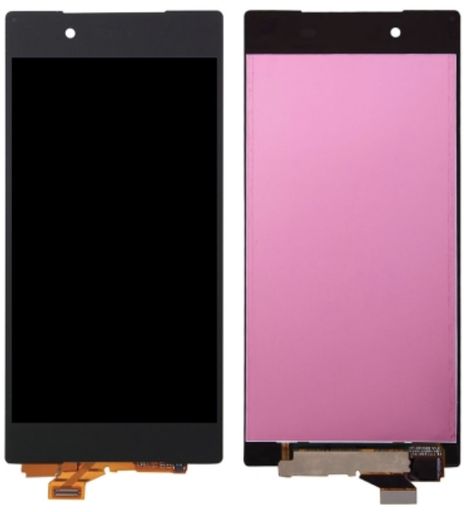 [X2999液晶｜LCD] （取り寄せ品）Xperia Z5 フロントパネル 黒｜再生品