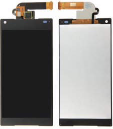 [X3001液晶/LCD] Xperia Z5 Compact フロントパネル 黒