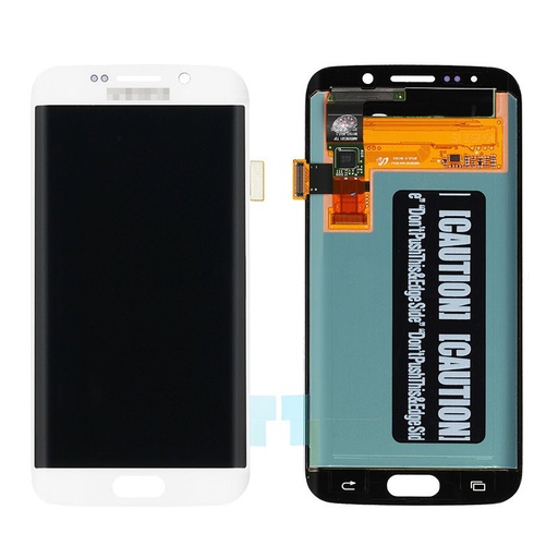 [X3188液晶｜LCD] （特価品）Galaxy S6edge フロントパネル 白 ｜OLED再生品