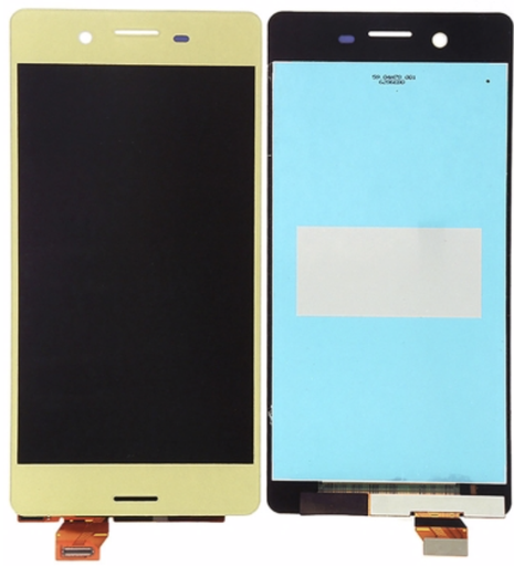 [X3005液晶｜LCD] Xperia X Performance フロントパネル 金｜再生品