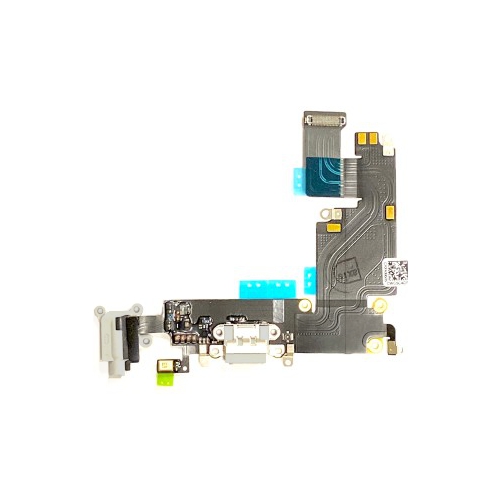 [X2293ライトニングコネクタ｜充電ポート] iPhone 6P ドックコネクター 銀 互換品