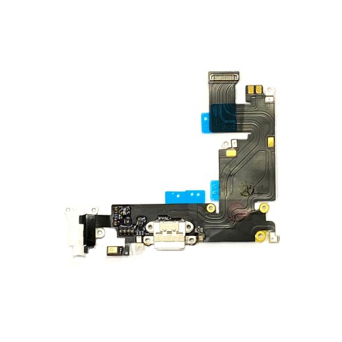 [X2291ライトニングコネクター｜充電ポート] iPhone 6P ドックコネクター 白 互換品