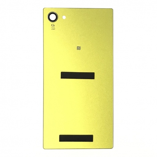 [X3078背面パネル｜バッテリーカバー｜バックカバー] Xperia Z5 Compact バックパネル イエロー