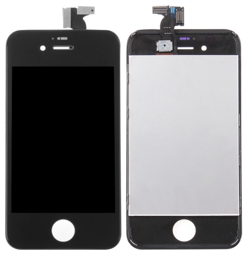 [X2004リペアパネル｜液晶] iPhone 4S フロントパネル 黒｜再生品