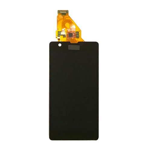 [X2985液晶｜LCD] （取り寄せ品）Xperia A フロントパネル 黒｜再生品