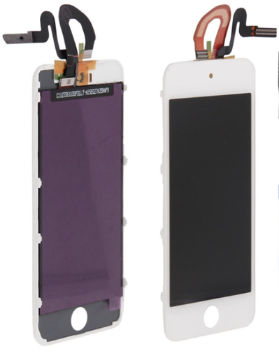 [X2930液晶｜LCD] iPod touch5th｜6th｜7th フロントパネル 白｜再生品