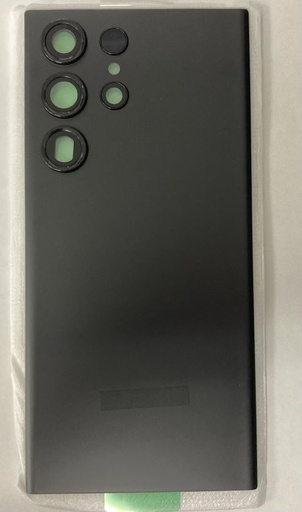 [X3253背面パネル｜バッテリーカバー｜バックカバー] GALAXY S23 Ultra バックパネル 黒