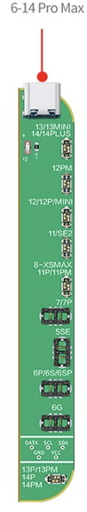 [X3895 工具] （入手不可 ）JCID V1SE 移植機 バッテリー 6G〜14ProMax（基盤のみ）