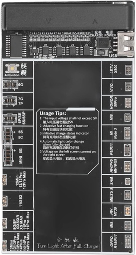 [ X3924 工具] （取り寄せ品 ）内蔵バッテリー 単体充電器 W209 Pro V10（5G ~ 16 Pro Max）