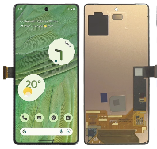 [X3491液晶｜LCD] Google Pixel 7 フロントパネル 黒 ｜OLED再生品