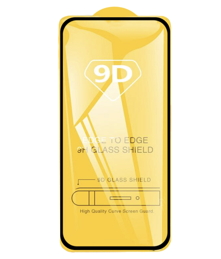 [X2266保護フィルム] iPhone 15Pro ガラスフィルム (9D) 黒