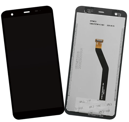 [X3685液晶｜LCD] Blackview BV6300 Pro フロントパネル 黒｜再生品