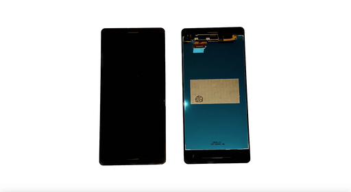 [X3957液晶｜LCD] Xperia X フロントパネル 黒｜再生品
