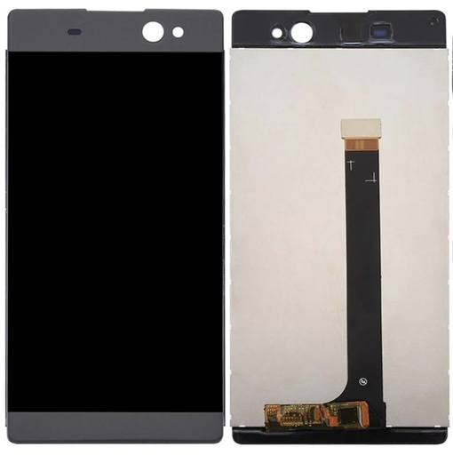 [X3958液晶｜LCD] （特価品）Xperia XA Ultra フロントパネル 黒｜再生品