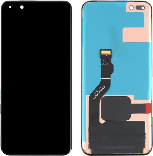 [X3966液晶｜LCD] （取り寄せ品 ）HUAWEI P40 Pro 5G フロントパネル 黒 ｜OLED再生品