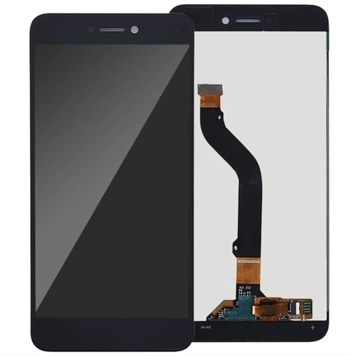 [X3967液晶｜LCD] HUAWEI nova lite｜P8 lite（2017）｜Honor 8 lite フロントパネル 黒｜再生品