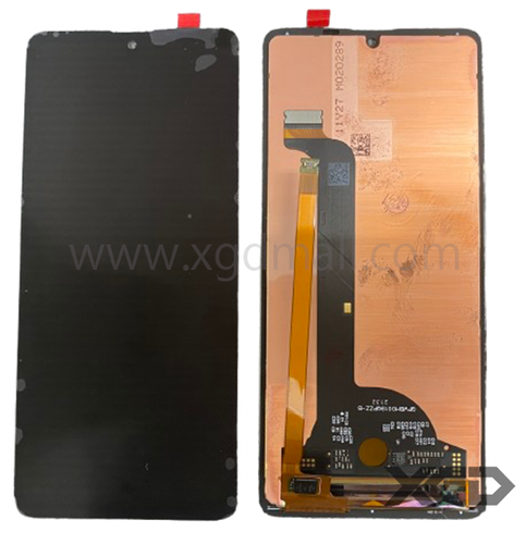 [X4070液晶｜LCD] AQUOS Sense 6｜6s｜ 7 フロントパネル 黒｜取り外し品