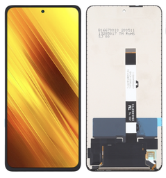 [X4071液晶/LCD] Xiaomi Poco X3/X3 Pro/X3 NFC フロントパネル 黒