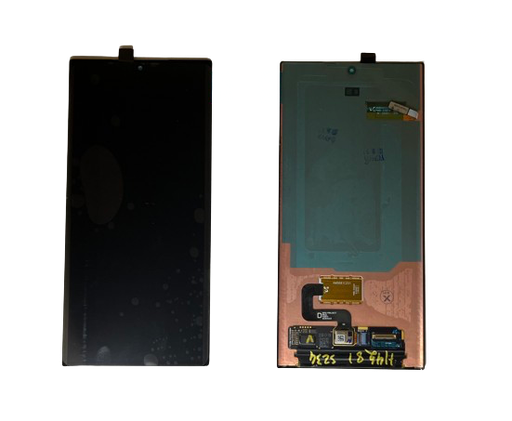 [X4087液晶｜LCD] Galaxy S23 Ultra フロントパネル 黒 ｜OLED再生品