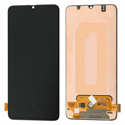 [X4139液晶｜LCD] （取り寄せ品）Galaxy A70 フロントパネル 黒  SM-A705F ｜OLED再生品