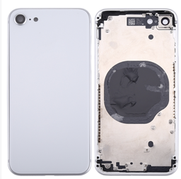 [(取り寄せ品) X4215背面パネル/バッテリーカバー/バックカバー/バックプレート] iPhone 8G バックガラス(フレーム一体型) 純正取外品 白