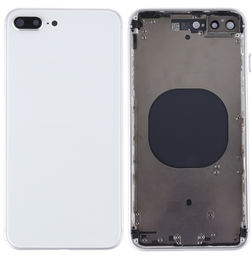 [(取り寄せ品) X4217背面パネル/バッテリーカバー/バックカバー/バックプレート] iPhone 8P バックガラス(フレーム一体型) 純正取外品 白