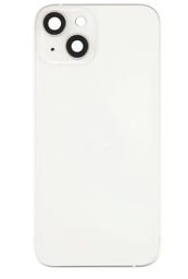 [(取り寄せ品) X4253背面パネル/バッテリーカバー/バックカバー/バックプレート] iPhone 14 バックガラス(フレーム一体型) 純正取外品 白