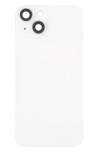 [ X4259背面パネル｜バッテリーカバー｜バックカバー] （取り寄せ品 ）iPhone 14 Plus ミドルフレーム+バックガラス  白｜取り外し品