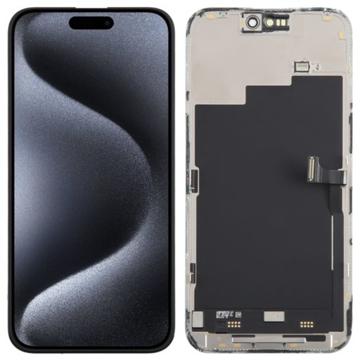 [X4267再生パネル｜液晶] iPhone 15ProMax リペアパネル 黒