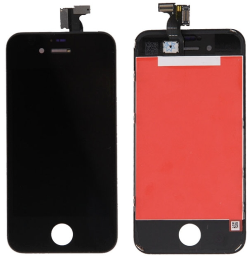 [X2002リペアパネル｜液晶] （取り寄せ品 ）iPhone 4G フロントパネル 黒｜再生品