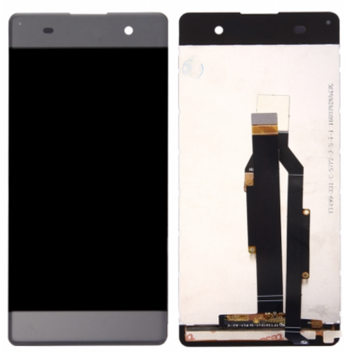 [X3011液晶｜LCD] Xperia XA フロントパネル 黒｜再生品