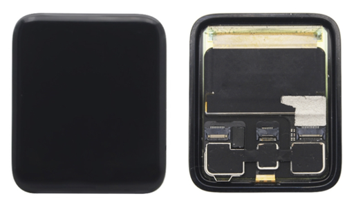 [ X4286 液晶｜LCD] （取り寄せ品 ）Apple Watch Series 2・38mm フロントパネル 黒｜取り外し品