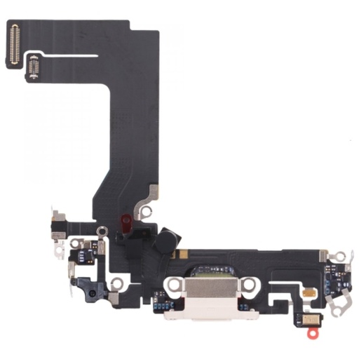 [X2371ライトニングコネクター｜充電ポート] iPhone 13mini ドックコネクター 白  取り外し品