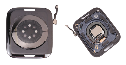 [X4403バッテリーカバー] Apple Watch Series 6・44mm バックシェル 黒 4G