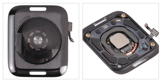 [X4406バッテリーカバー] Apple Watch SE （第1世代）・40mm バックシェル 黒 4G