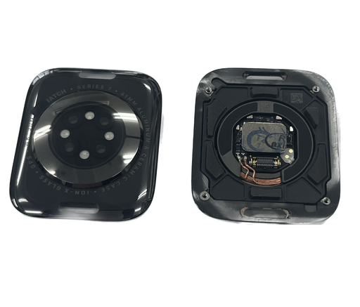 [X4408バッテリーカバー] （取り寄せ品 ）Apple Watch Series 7・41mm バックシェル 黒 GPS