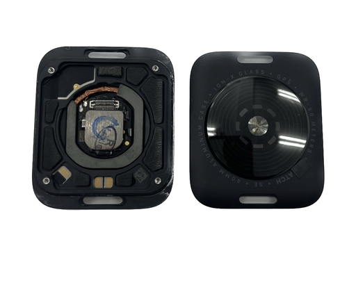 [X4412バッテリーカバー] Apple Watch SE （第2世代）・40mm バックシェル 黒 GPS