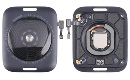 [X4415バッテリーカバー] Apple Watch SE (第2世代)・44mm バックシェル 黒 4G