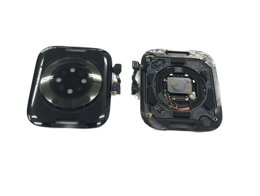[X4418バッテリーカバー] (取り寄せ品)Apple Watch Series 8・41mm バックシェル 黒 4G