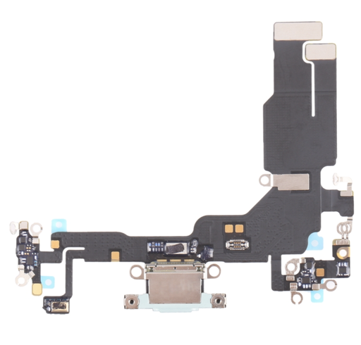 [X4431ライトニングコネクタ｜充電ポート] iPhone 15 ドックコネクター 緑  取り外し品